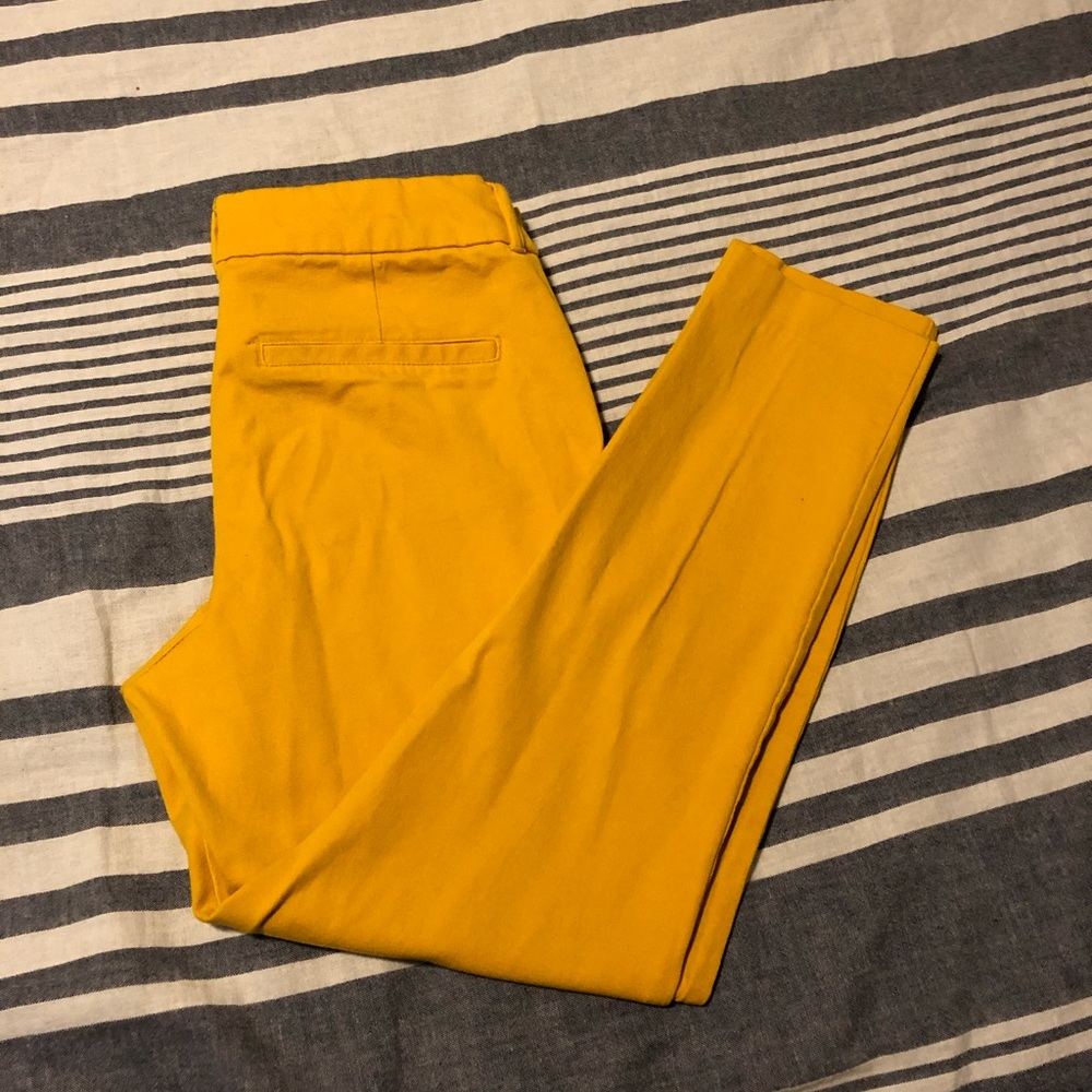 Yellow Old Navy Pixie Pants